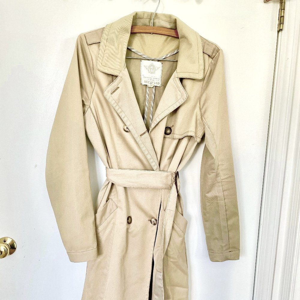 Anthropologie Burning Torch Trench Coat